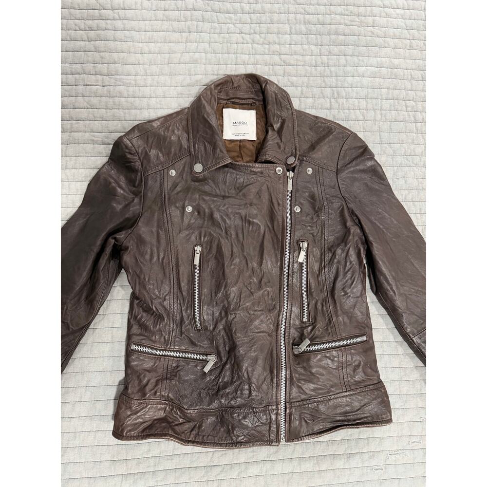 Genuine Leather Mango Leather Jacket
